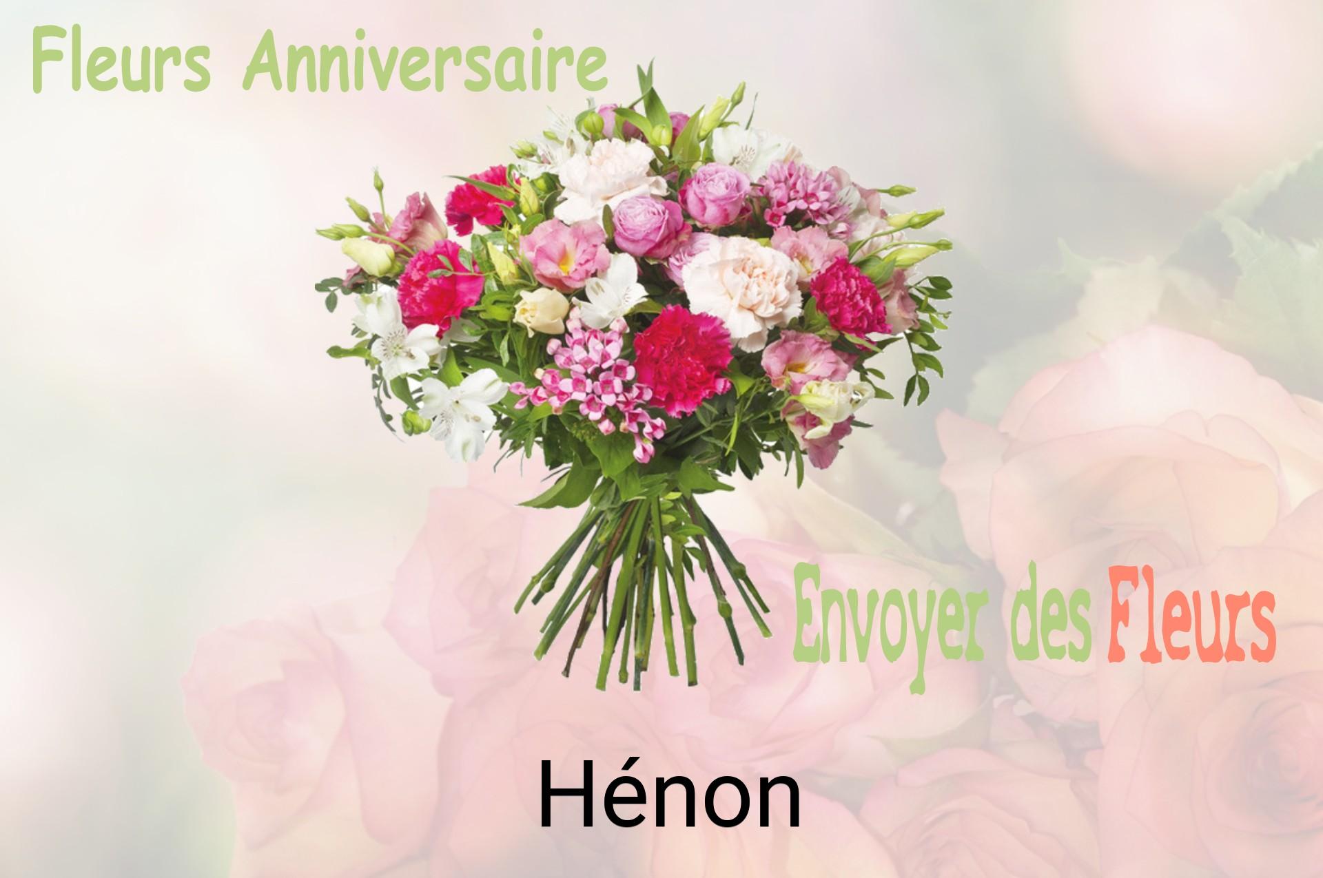 Bouquet de fleurs d’anniversaire livré à Hénon